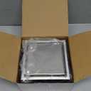 WEBANG 6 Inch Square Shower Drain Brushed Floor Drain with Flange Reversible 2-in-1 Cover Tile Insert Grate Removable SUS304 Stainless Steel CUPC Certified Brushed