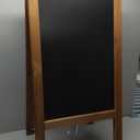 Wooden A-Frame Chalkboard Stand Type Menu Double-Sided Chalkboard Board Sign