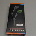 LED Shower Head Color Changing, Handheld Shower Head High Pressure with Hose, Water Saving Spray Showerheads, Discoloration Warning, Water Temperature Display, 3 Spray Modes, Easy to Install, Chrome