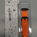 WPPQTRV Rugged Nylon Band Compatible with Apple Watch Ultra 3/ 2/ 1 Band 49mm 46mm 45mm 44mm 42mm Men, Sport Loop Strap for iWatch Ultra Series 11/ 10/ 9/ 8/ 7/ 6/ 5/ 4/ 3/ 2/ 1 SE 3 2 1 (L, Orange/ Black)