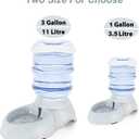 Pet Water Dispenser Station for Large Dogs and Cats,3 Gallon/11L Gravity Automatic Feeder, Cat Dog Water Fountain, Dog Water Bowl Dispenser,Large Breed Dog Drinking Fountain