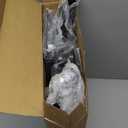 LOFTEY Shoe Rack, 3 Tier Non-Woven Shoe Shelf, Stackable Shoe Rack Organier for Closet, Front Door and Entryway, 28" Wide, Black