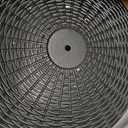 Blissun 22 lbs Heavy Duty Patio Market Umbrella Base Stand, Rattan, 16.5"