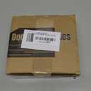 Square Passage Gold Door Handles (No Lock and Key), Non-Locking Heavy-Duty Gold Door Handle for Bathroom and Interior Closet, Satin Brass, 1 Pack