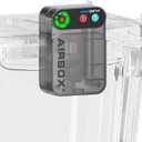 Live Bait Aerator,Ultra-Long Battery Life,Rechargeable Aquarium Air Pump 3w/24GPH(2600mAh Single Hole) IPX4 Magnetic Charging Design,Suitable for Fishing Enthusiasts,with Hose and Stone