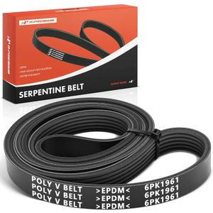 A-Premium 77.25 In Serpentine Drive Belt For Subaru Forester 2014-2018, Impreza 2015-2016, Crosstrek 2016-2017, WRX 2015-2016 & Cadillac CTS 2015, ATS 2013-2015 & Ford Granada 1982, Thunderbird
