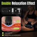2‑in‑1 Electric Deep Rolling Massager – 8 Speeds, Full Body Muscle Roller for Legs, Calves, Abdomen, Back & Neck , Cellulite-prone Areas, Rechargeable, Handheld Powered Rolling Tool with LCD Display