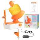 Yarn Winder, Electric Yarn Ball Winder Automatic Yarn Winder for Crocheting Large Capacity Stepless Speed Yarn Spinner for Yarn Cake, Easy to Use Portable Size Gift for Knitters Crocheters