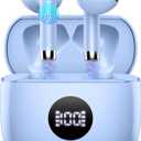 Wireless Earbuds, Bluetooth 5.4 Earbuds USB C Stereo Bass, Bluetooth Headphones in Ear Noise Cancelling Mic, Sports Earphones IP7 Waterproof, 40H Playtime Mini Charging Case Ear Buds for Android iOS