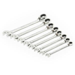 Gearwrench 8 Piece 72-Tooth 12 Point Reversible Ratcheting Combination Metric Wrench Set