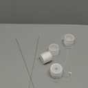 GliCraft 6 Pcs Lei Needle Kit Include 2 Pcs 14 Inch Large Eye Lei Long Sewing Needle 4 Lei Needle Twine 150 Feet Per Roll for DIY Graduation Hawaiian Flower Lei Making Malay Flowers Wreath Accessory