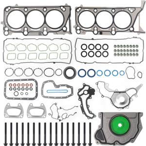 HGS1184 3.6 Cylinder Head Gasket Set Kit with Bolts, For 2016-2024 Jeep Grand Cherokee Wrangler, Dodge Durango, Chrysler Pacifica, Ram 1500 ProMaster 1500/2500/3500 3.6L HS55401