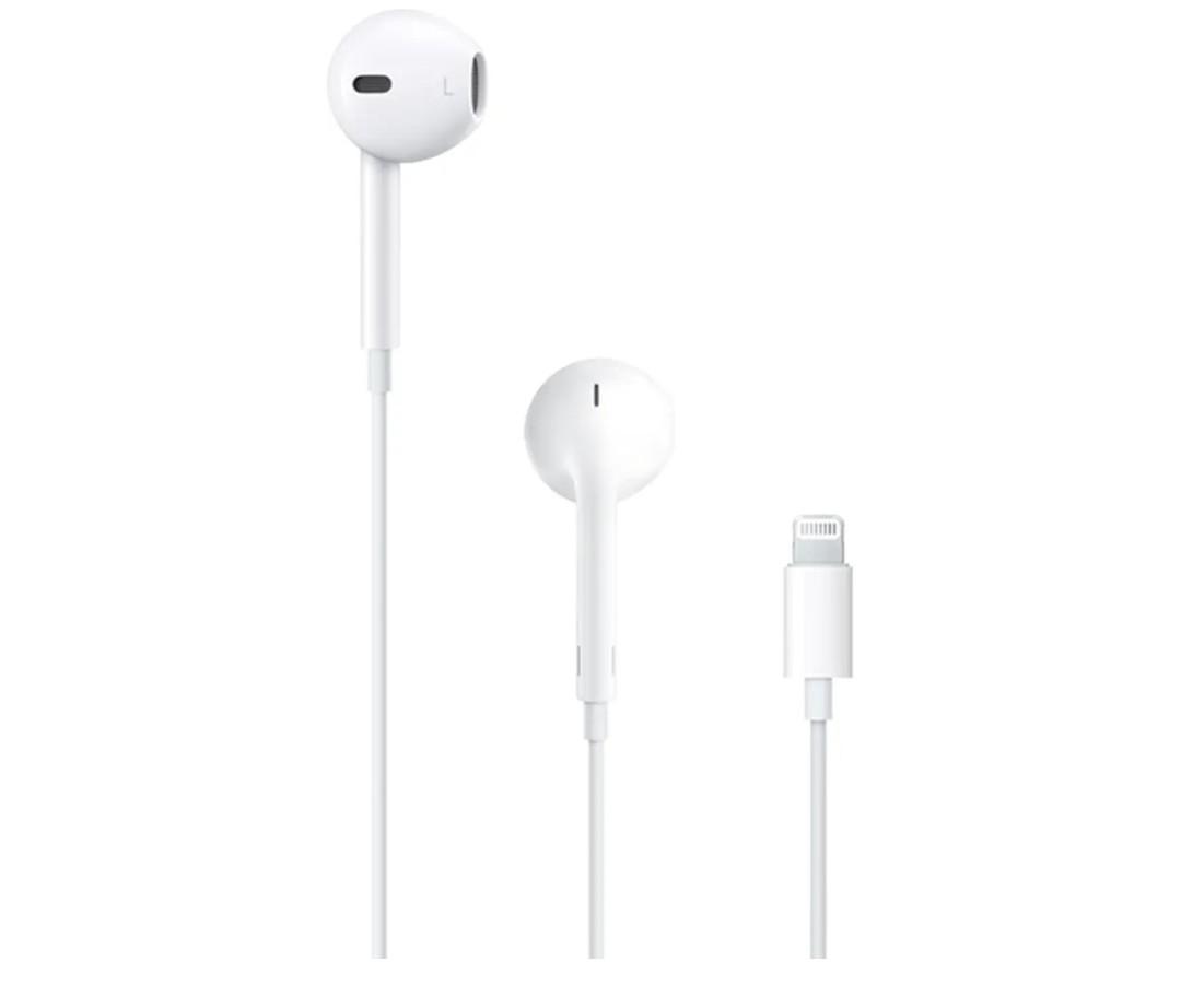Apple EarPods Headphones with Lightning Connector, Wired Ear Buds with Built-in Remote to Control Music, Phone Calls, and Volume