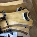 Modern Indoor Ceiling Fan with Light Remote Control, 3 Solid Wood Blades, 6 Speed DC Motor, 22W Dual Color LED, Outdoor Ceiling Fan Chandelier for Living Room, Bedroom, Patio, Dining Room (Gold A, 52inch)