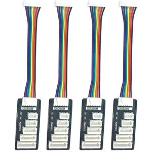 4pcs JST-XH Balance Board 2S-6S 3S Lipo Battery Charger Extend Expansion Board Adapter Converter for RC Vehicles Lipo Battery Charging