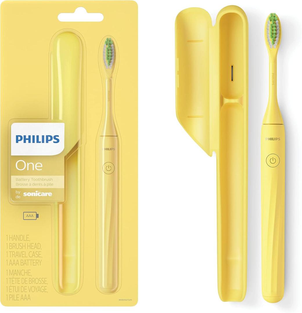 Philips Sonicare Battery Toothbrush, Mango Yellow, HY1100/02