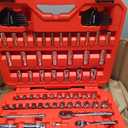 CRAFTSMAN Mechanics Tool Set 105 Pcs, Standard (SAE) and Metric with Case , 1/4 and 3/8 Inch Drive Car Tool Kit( CMMT12123)