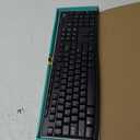 Logitech K270 Wireless Keyboard for Windows, 2.4 GHz Wireless, Full-Size, Number Pad, 8 Multimedia Keys, 2-Year Battery Life, Compatible with PC, Laptop, Black (1 Pack)