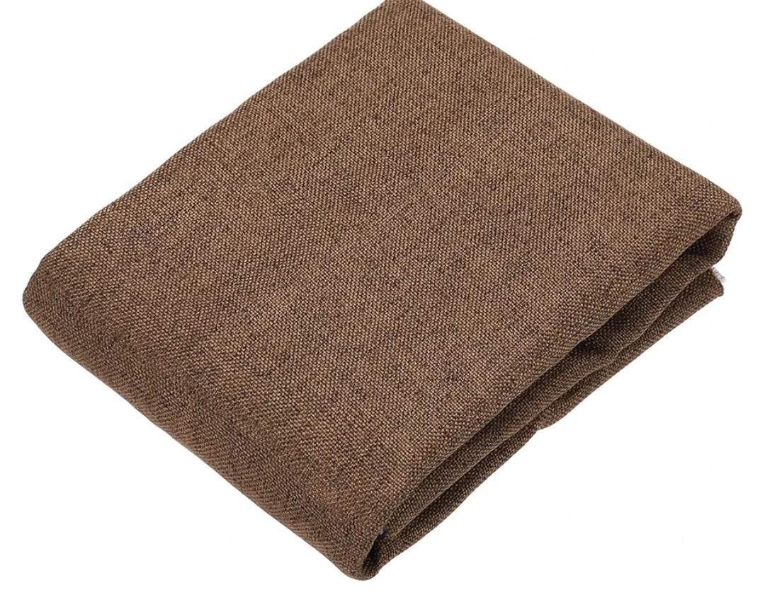 uxcell Coffee Speaker Grill Cloth 40"x58" Stereo Box Fabric Protective Dustproof Mesh Breathable Replacement Cover for Home Stage Speakers,Media Cabinet,KTV Box(1x1.48m)