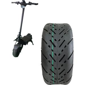 90/65-6.5 Self-Healing Electric Scooter Tire 11 Inch - Puncture Proof Tubeless Replacement Tire with Vibration Dampers, Compatible with Dualtron Zero 11X, Mini Pocket Bikes & City Commuter