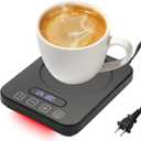 Coffee Mug Warmer for Desk with Display and 7-Temperature Settings, 36W Coffee Cup Warmer, Smart Mug Warmers, 1-12 Timer Auto Shut Off, Electric Coffee Warmer for Drinks, Milk and Tea