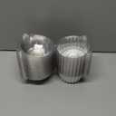 iCHONY Individual Cupcake Container  100pcs Cupcake Holder Plastic Disposable Clear Dome Single Cupcake Carrier Holder Muffin Individual Small Container Cases Box Cups