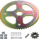 High Torque 60T Sprocket #40 41 420 Chain 37mm Bore Compatible with Coleman CT100U CC100X Baja Doodle Bug DB30 Motovox MBX10 Mini Bike RB100 Monster Mega Moto MMB80 MMB105 Predator 212cc Parts