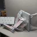 Medline Tub Transfer Bench and Shower Chair with Microban Antimicrobial Protection, Adjustable Shower Bench and Bath Seat For Seniors And Elderly, 350 lb. Weight Capacity, Light Blue