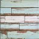 Commomy 10 Pcs 3D Faux Wood Panels Peel and Stick -11.8"x11.8" Ultralight Thin PVC Stick on Wood Wallpaper for Kitchen, Bedroom, Living Room, Fireplace, RV, Retro Interior Wall Decor