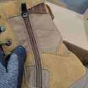 Loowoko Heated Boots for Men & Women, Rechargeable Battery Operated Electric Heating Foot Warmer, Waterproof Military Tactical Combat Boot with Slip-Resistant Ice Cleat, 3 Level Temperature Control, Size 8