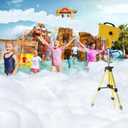 Jet Foam Machine for Party, Party Foam Machine with Telescopic Support, Foam Cannon for Garden, Pool, Indoor, Birthdays, Celebrations, and Backyard Events