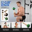 Kensui EZ-CLUB V2 Plate-Loaded Adjustable Clubbell for 2-Inch Plates