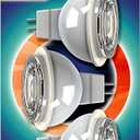 GE Lighting MR16 Indoor Floodlight LED Light Bulb, GU5.3 Base, 50-Watt Replacement, Warm White (3-Pack)