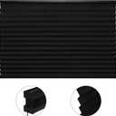 NOVINO RV Blinds for Camper Window, RV Shades Window Pleated Shades,Camper Blinds for Travel Trailer Motor Coach Motorhome-38 W X 24" L