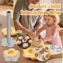 Cake Pop Mold Kit,Cake Pop Cutter, Pusher, 100pcs Cake Pop Sticks, Durable Cake Pop Maker for Cakepops, Lollipops, Chocolates, Candies & Cookies