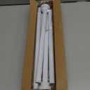 Tension Curtain Rod 30 To 63 Inch White Tension Rods Adjustable Spring Loaded Curtain Rods 7/8" Curtains Rods No Drilling Tension Rods For Windows Bedroom Closet Doorway Door