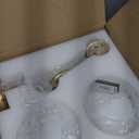 2 Lights Bathroom Vanity Light Fixtures Over Mirror, Brushed Gold Vintage Vanity Lights For Bathroom With Milk White Glass Globe Shade, Wall Lights For Bedroom, Hallway, Dressing Table,Includ G9 Bulbs