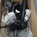 16" Misting Standing Fan for Bedroom, 70 Oscillating Pedestal Fan, 3 Speeds, AC Copper Motor, 4L Independent Humidifier, Anti-Dry Burn, and Wheels, Quiet Floor Fan for Home, Office, Bedroom