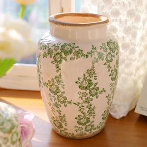 10 Retro Crackle Glaze Ceramic Vase Rustic Green Vases Decorative Vases Farmhouse Home Decor Vase Chinoiserie Vintage Flower Vases (10.6 Inch Green and White) 10 Retro Crackle Glaze Ceramic Vase Rustic Green Vases Decorative Vases Farmhouse Home Decor Vase Chinoiserie Vintage Flower Vases (10.6 Inch Green and White)