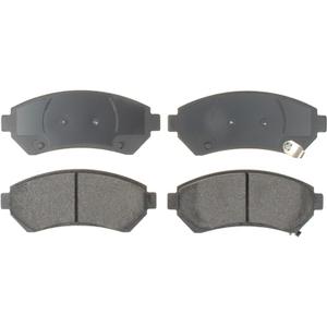ACDelco Silver 14D699CH (88877679) Ceramic Front Disc Brake Pad Set with Wear Sensor