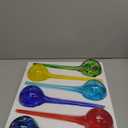 Besti Large Self Watering Globes for Plants (6-Pack) Waters Greenery Up to 2 Weeks Hands Free | Durable, Multicolored Glass Craftsmanship | Indoor and Outdoor Use - Measures 12 x 3.5