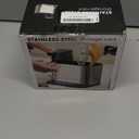 Soap Dispenser for Kitchen Sink, Stainless Steel 3-in-1 Sponge Holder for Kitchen Sink, Dish Soap Dispenser with Sponge Holder Rustproof Dishwashing Brush Holders