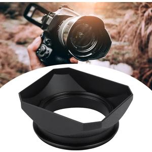 Shipenophy Square Lens Hood, Lens Hood Shade Accessory Lens Hood for All Kinds of Cameras and Mirrorless Camera(58MM)
