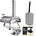 Ooni Karu 12 Essentials Pizza Oven Bundle - Includes 12" Perforated Pizza Peel, Karu 12 Gas Burner and Cover