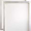 Aluminum Silk Screen Printing Screens 20 x 24 Inch Frame-110 White Mesh (2 PCS)