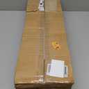 WOPITUES Floating Shelves 24 inch with Gold Metal Guardrail, Shelves for Wall Decor Set of 3, Wall Shelves for Bedroom, Bathroom, Kitchen, Living Room, Plants, Picture Frames, Art- Black