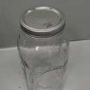 Ball - 64oz Wide Mouth Mason Jars with Lids & Bands 6-Pack Half Gallon Mason Jars Clear Glass for Kitchen Storage & Canning for Herbs, Jelly, Jams, and Spices