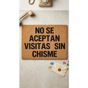 Calloway Mills 110772436 No Se Aceptan Visitas sin Chisme Spanish Doormat 24" x 36"
