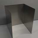 3 Sided Splatter Guard, Anti Splatter Shield Stainless Steel Oil Splatter Guard for Stove Top, Foldable Grease Splatter Screen