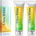 Intensive Lemon Whitening Toothpaste with Vitamin C, Probiotic Fluoride Free Formula for Morning Breath & Yellow Stains, Deep Clean Stain Remover by WAYFENGLI (2 Pack, 3.52oz/100g Each)